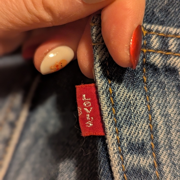 Vintage | Levi's Relaxed Fit 100% Cotton Denim Tapered Jeans - Picture 5 of 12